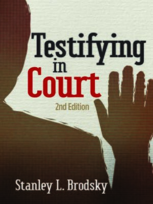 cover image of Testifying in Court